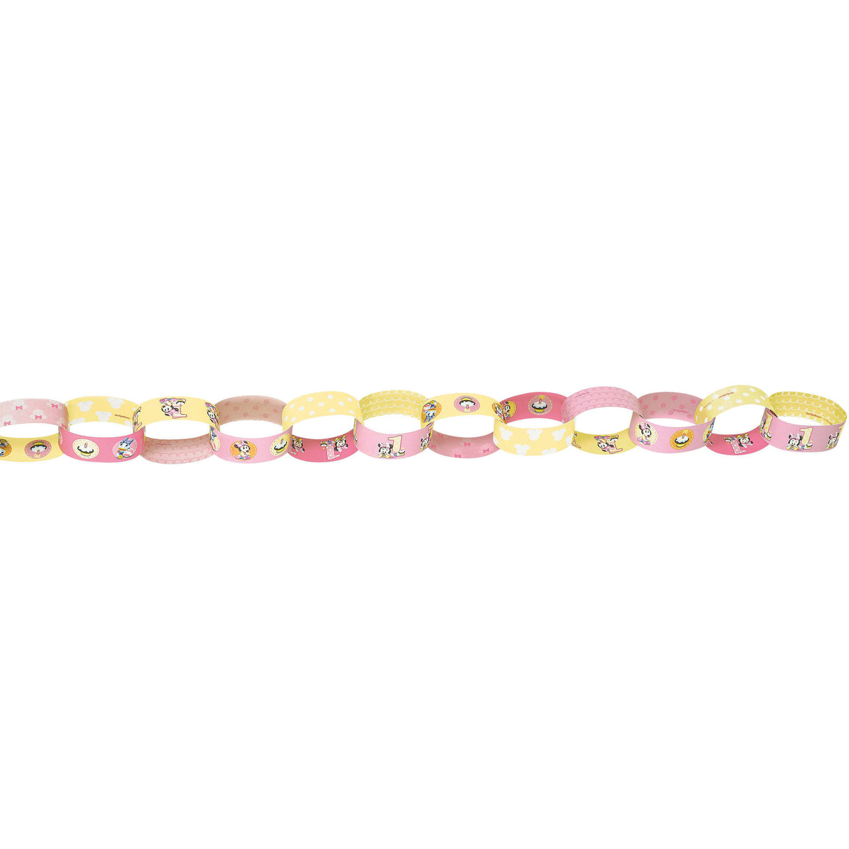 Minnie's 1st Birthday Paper Chain Garland