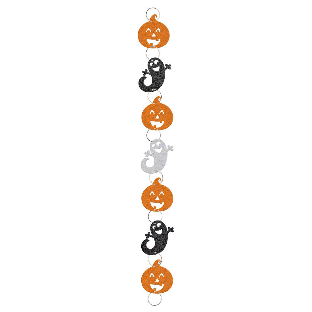 Family Friendly Halloween Ring Garland