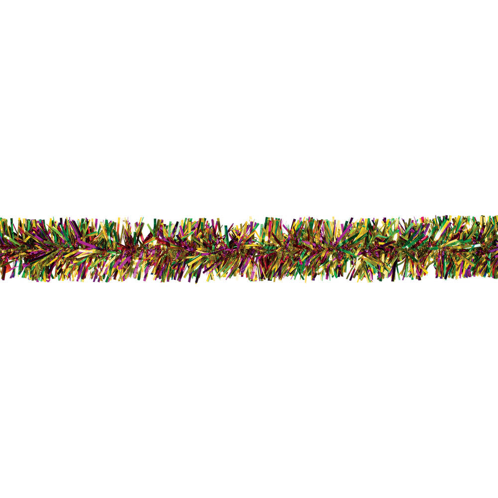 9' Mardi Gras Tinsel Garland