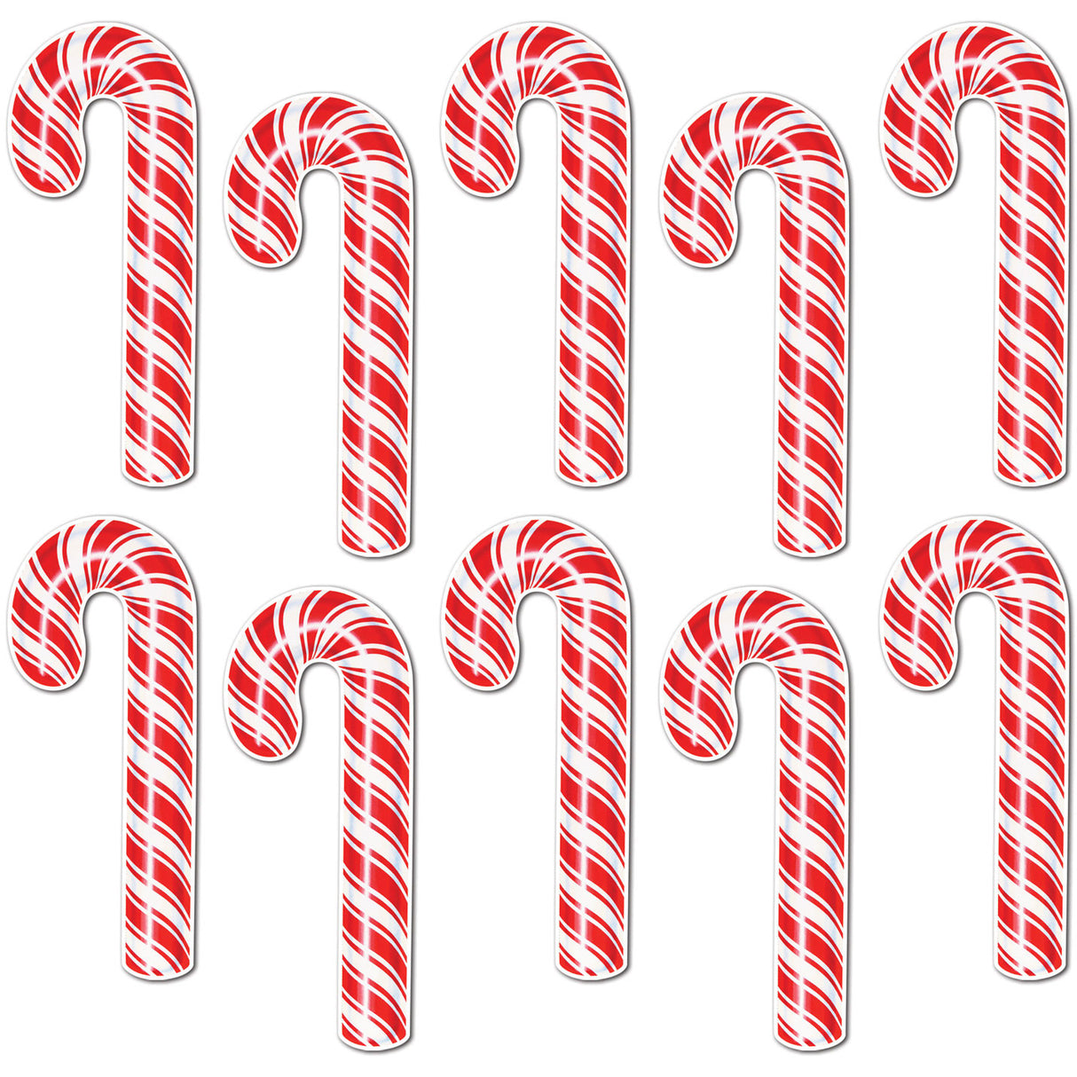 Mini Candy Cane Cutouts