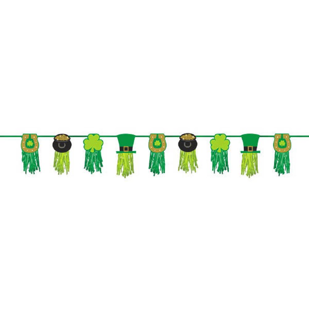 St. Patrick's Day Tissue Paper Garland (1ct)