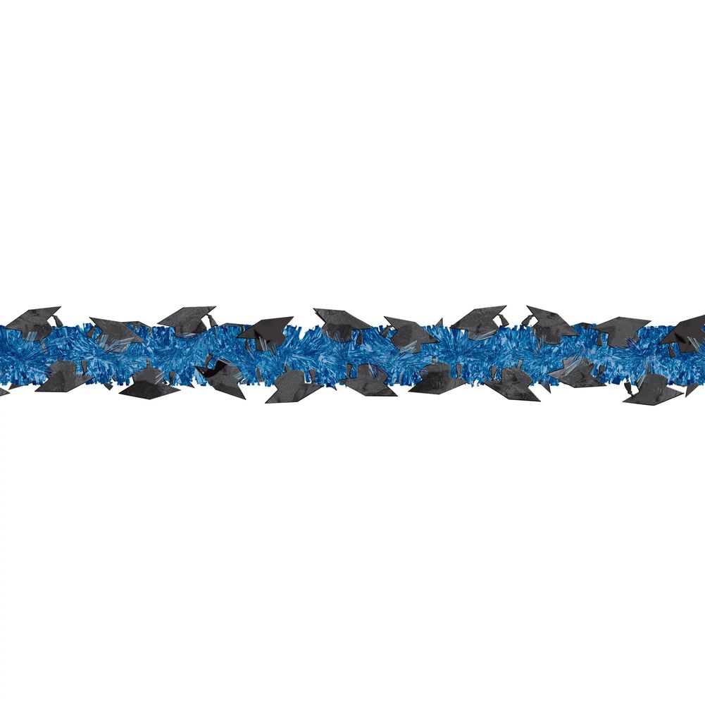 Grad Tinsel Garland Blue (1ct)