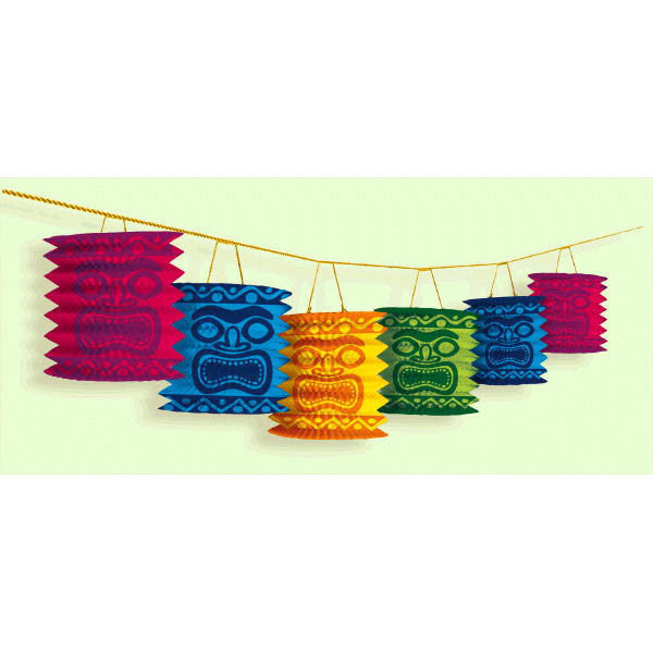 Tiki Island Lantern Garland