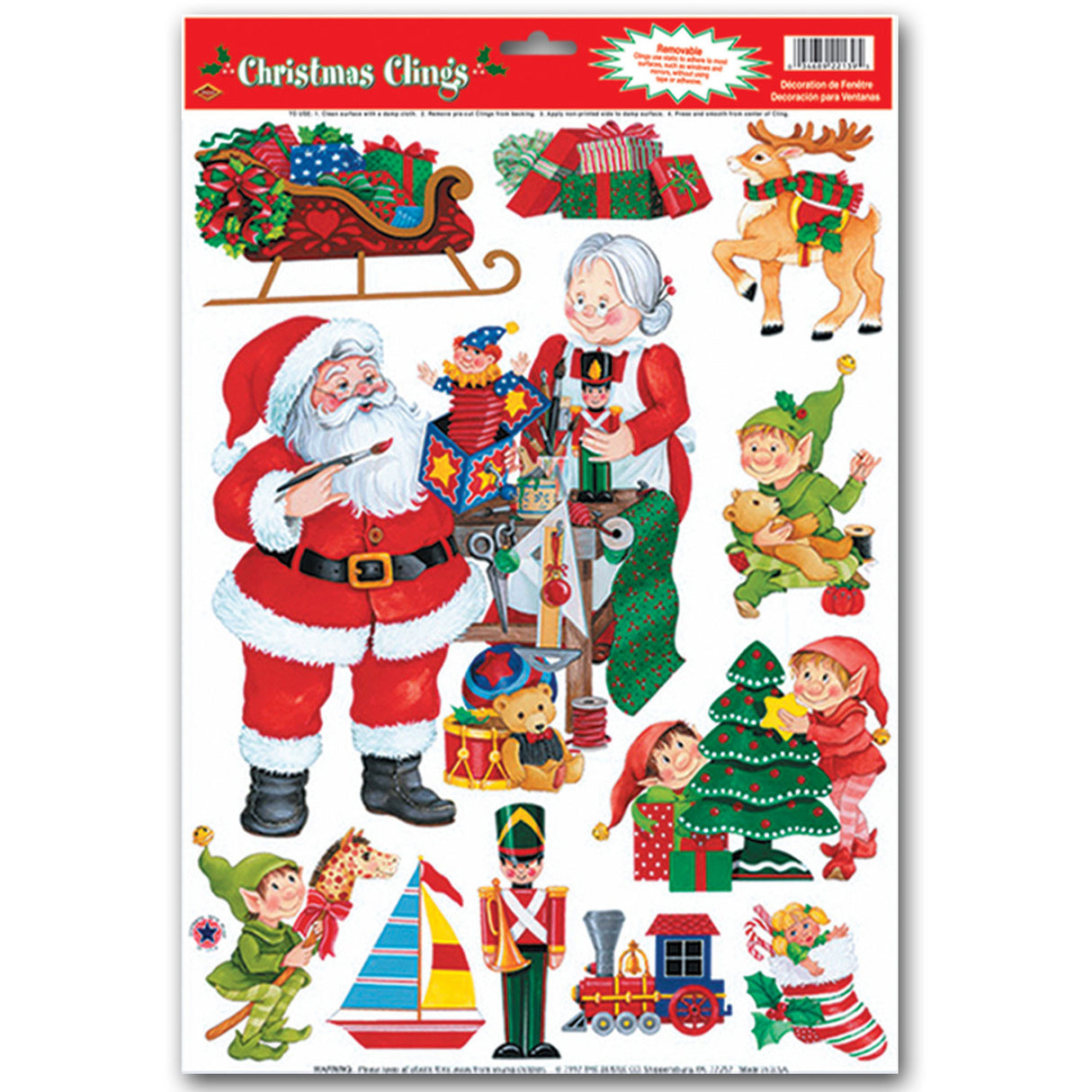 Santa's Workshop Clings