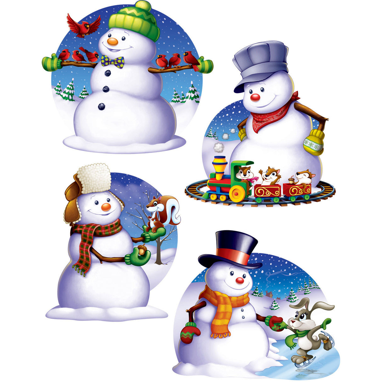 16" Snowman Cutouts