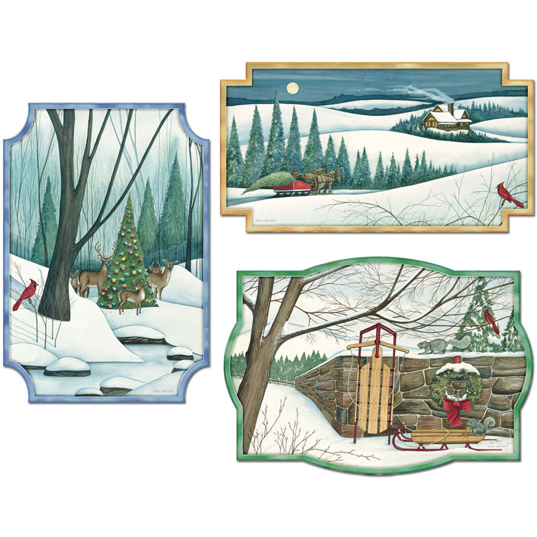 White Christmas Cutouts
