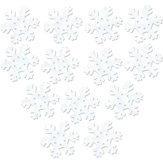 Flame Resistant White Tissue Snowflakes