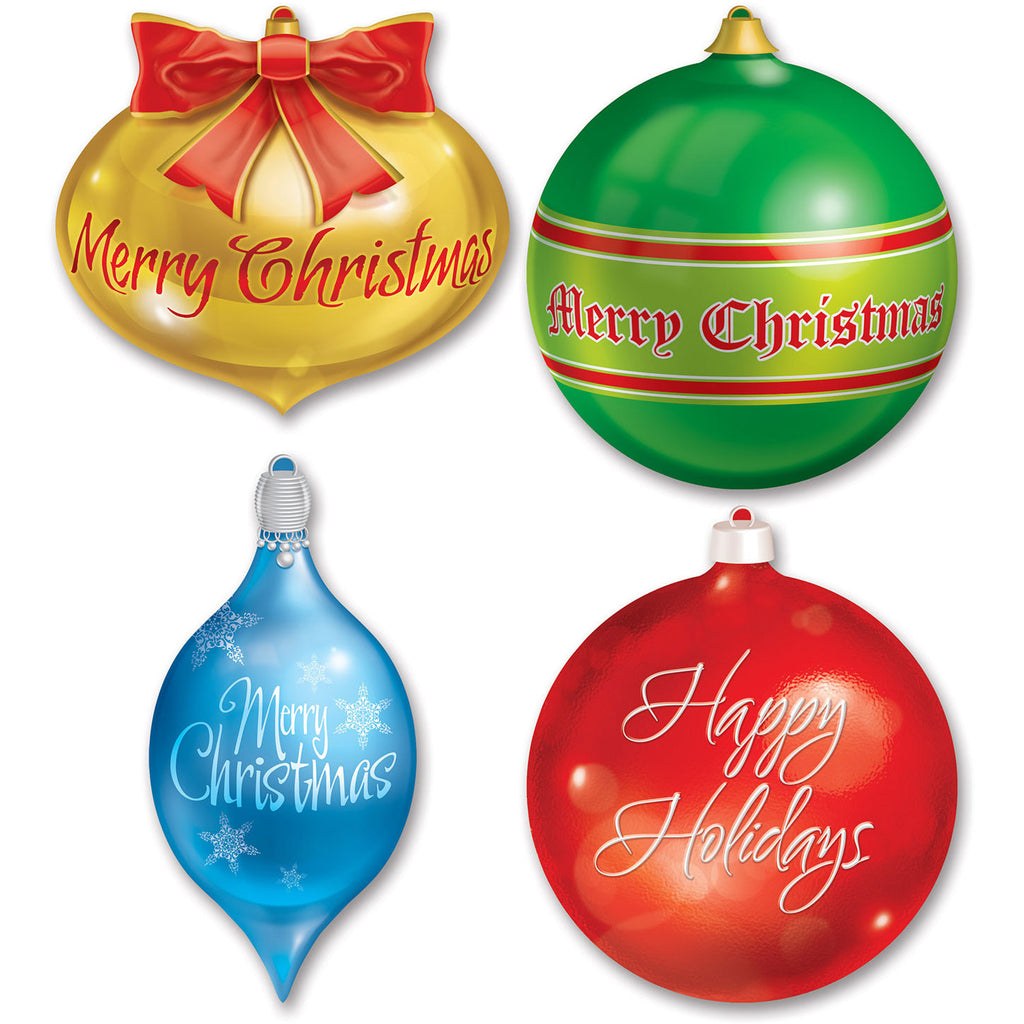 Pkgd Christmas Ornament Cutouts
