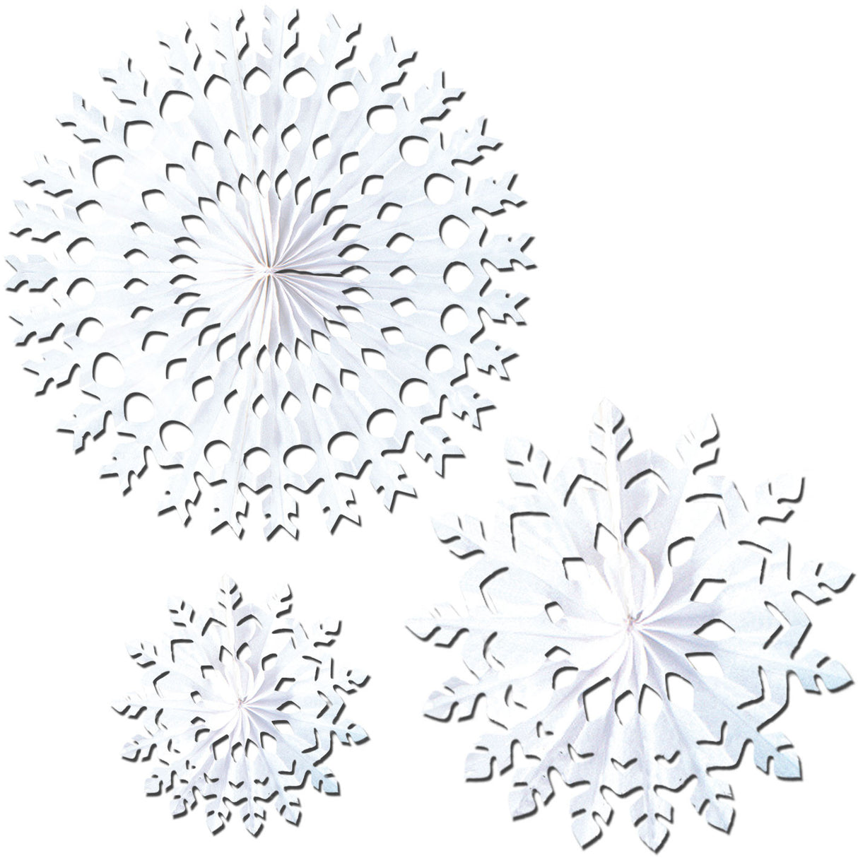 15" Tissue Snowflakes