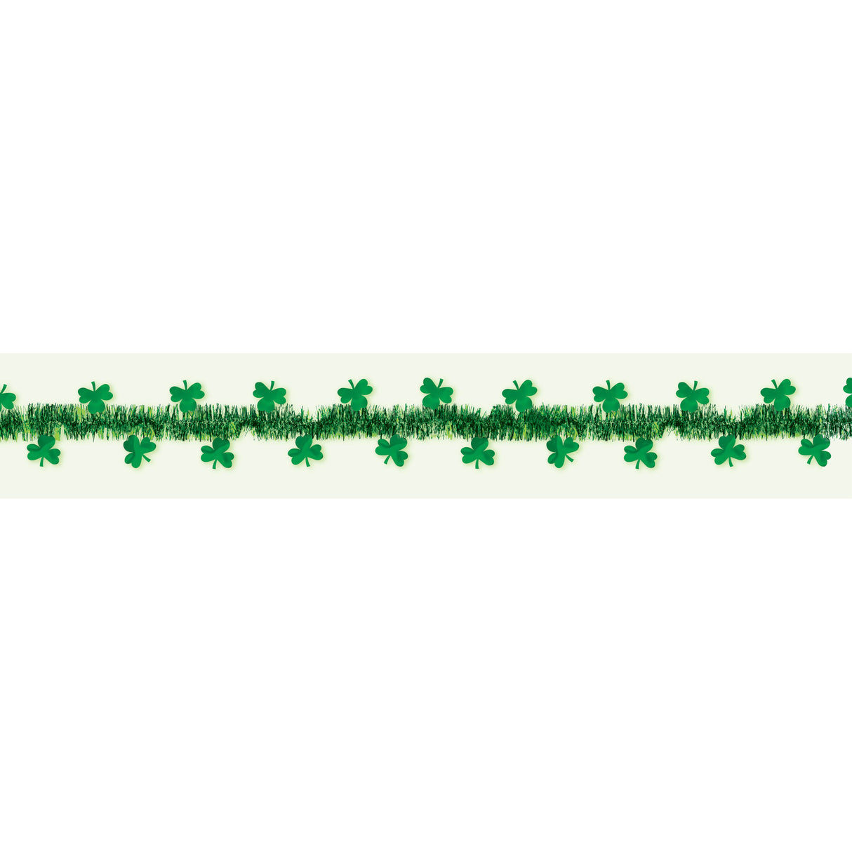 Tinsel Shamrock Garland