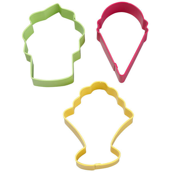 Ice Cream 3pc Cookie Cutter Set