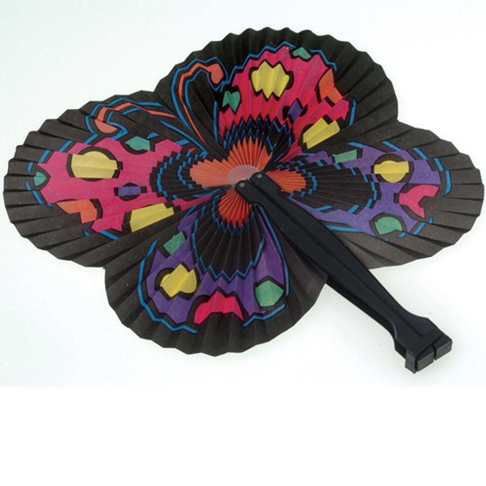 Butterfly Folding Fans (12ct)