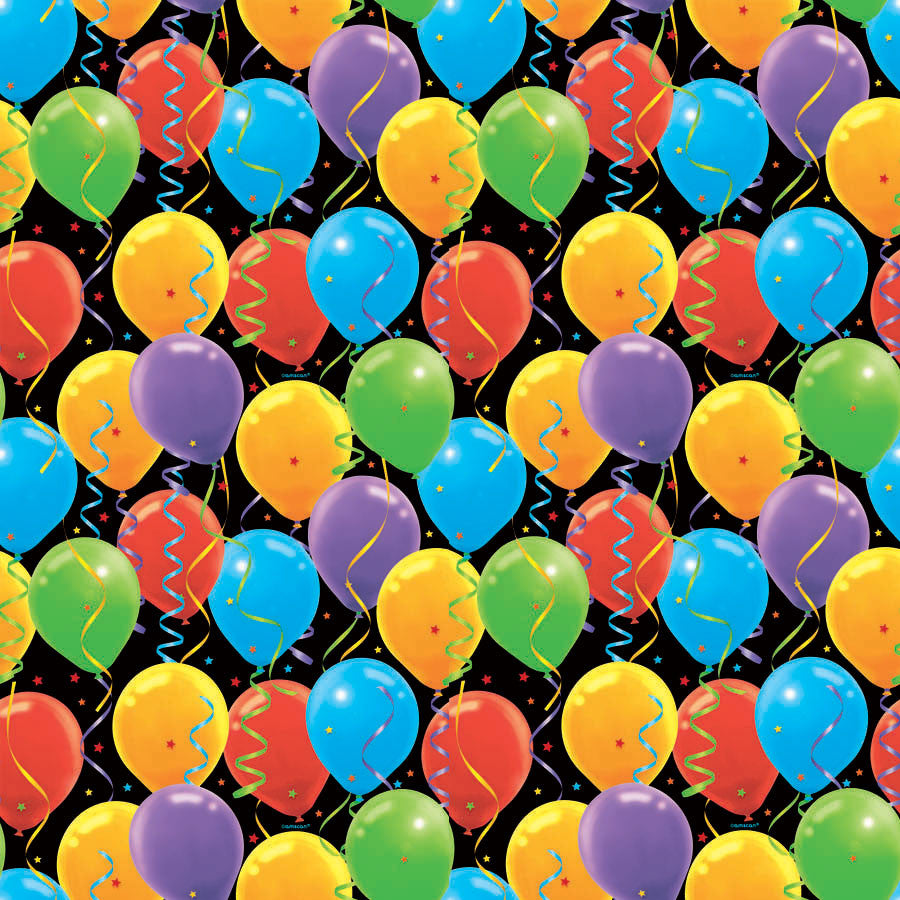 Balloon Splash Gift Wrap Roll