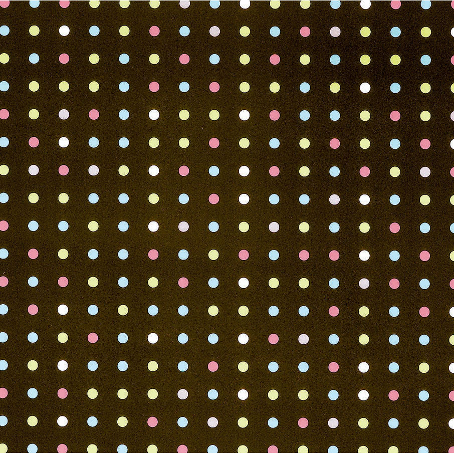 Chocolate Dots Gift Wrap Roll