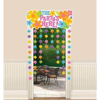 Hibiscus Door Curtain