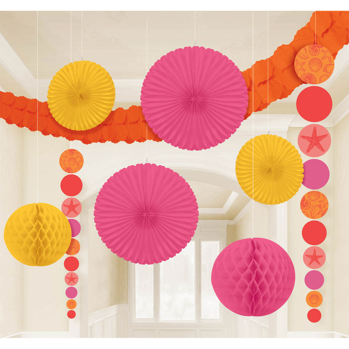 Summer Shells Hanging Decorating Kit