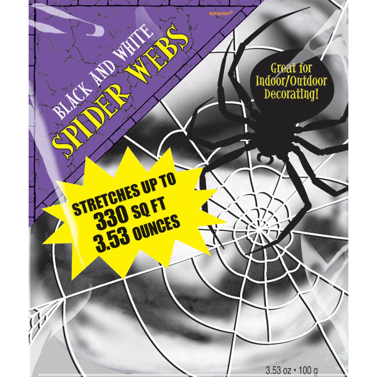 Black and White Spider Web