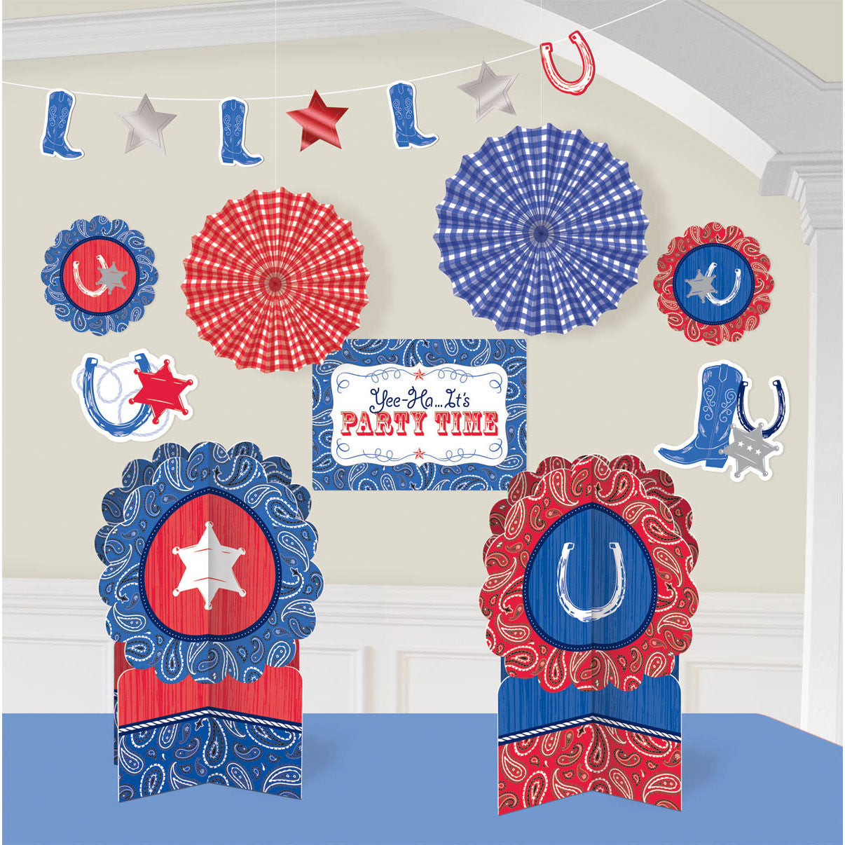 Bandana and Blue Jeans Room Decorating Kit