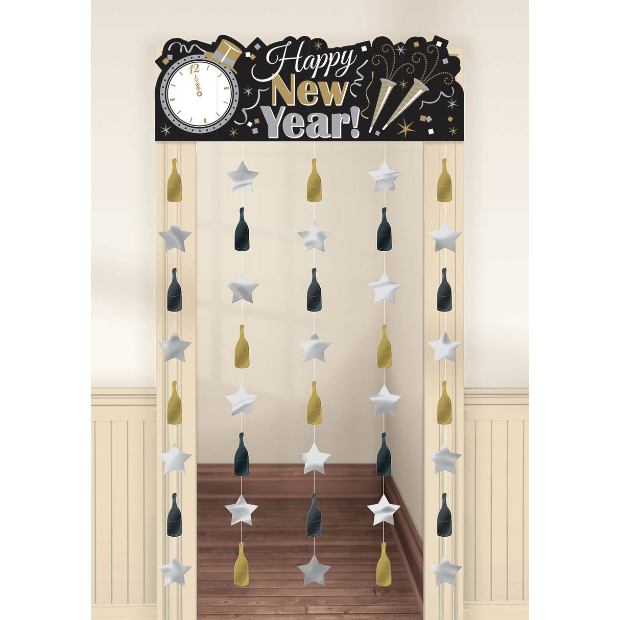 New Years Doorway Curtain