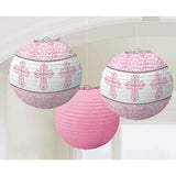 Religious Pink Paper Lanterns