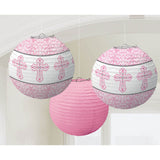 Religious Pink Paper Lanterns