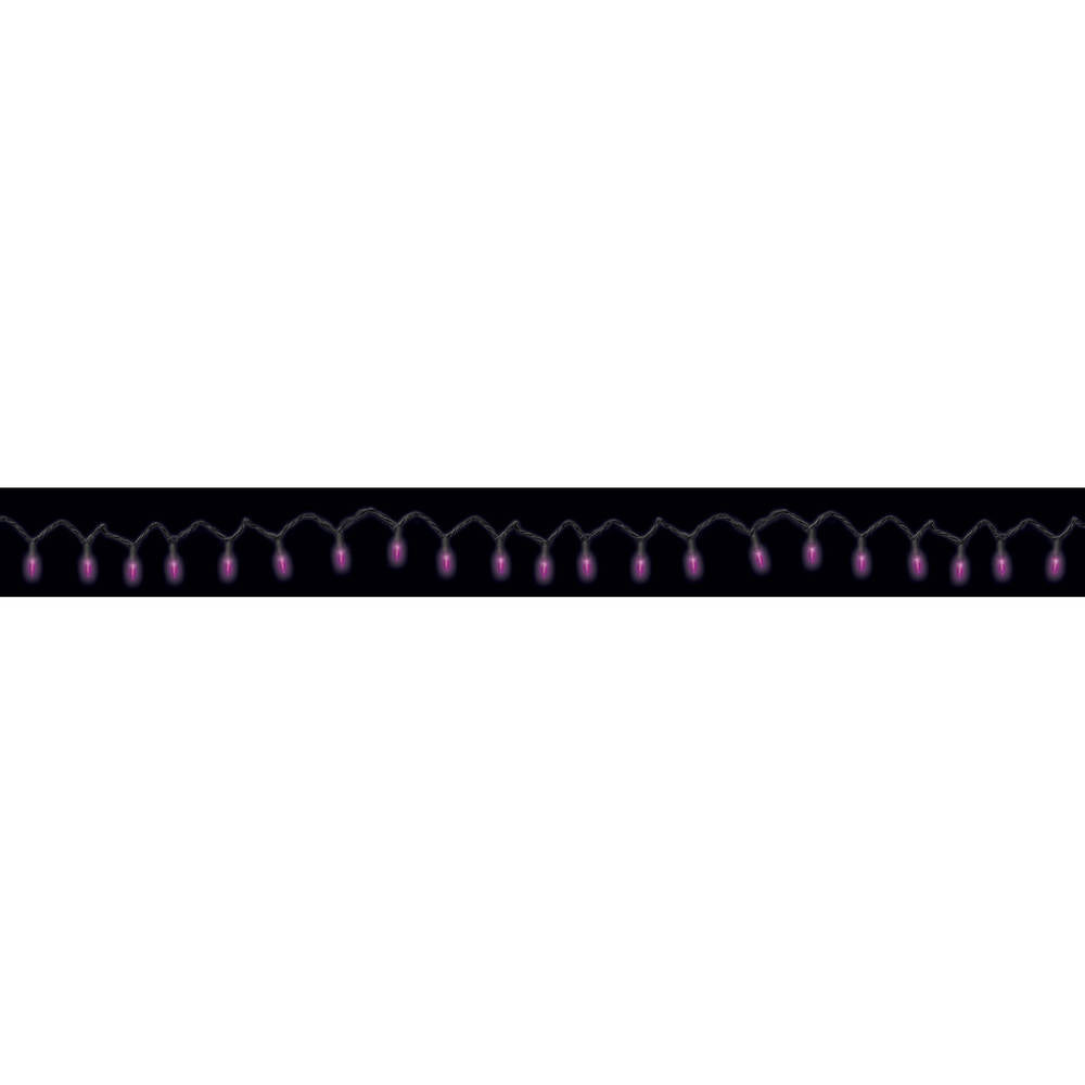 Purple LED String Lights w/ End‑to‑End Plugs