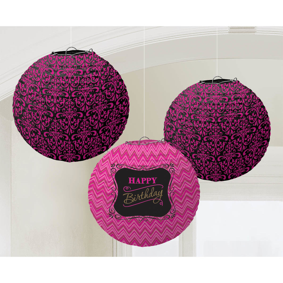 Born To Be Fabulous Lanterns (3 ct)