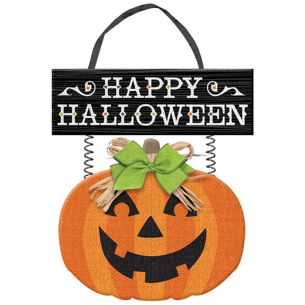 Happy Halloween Jack-O-Lantern Sign