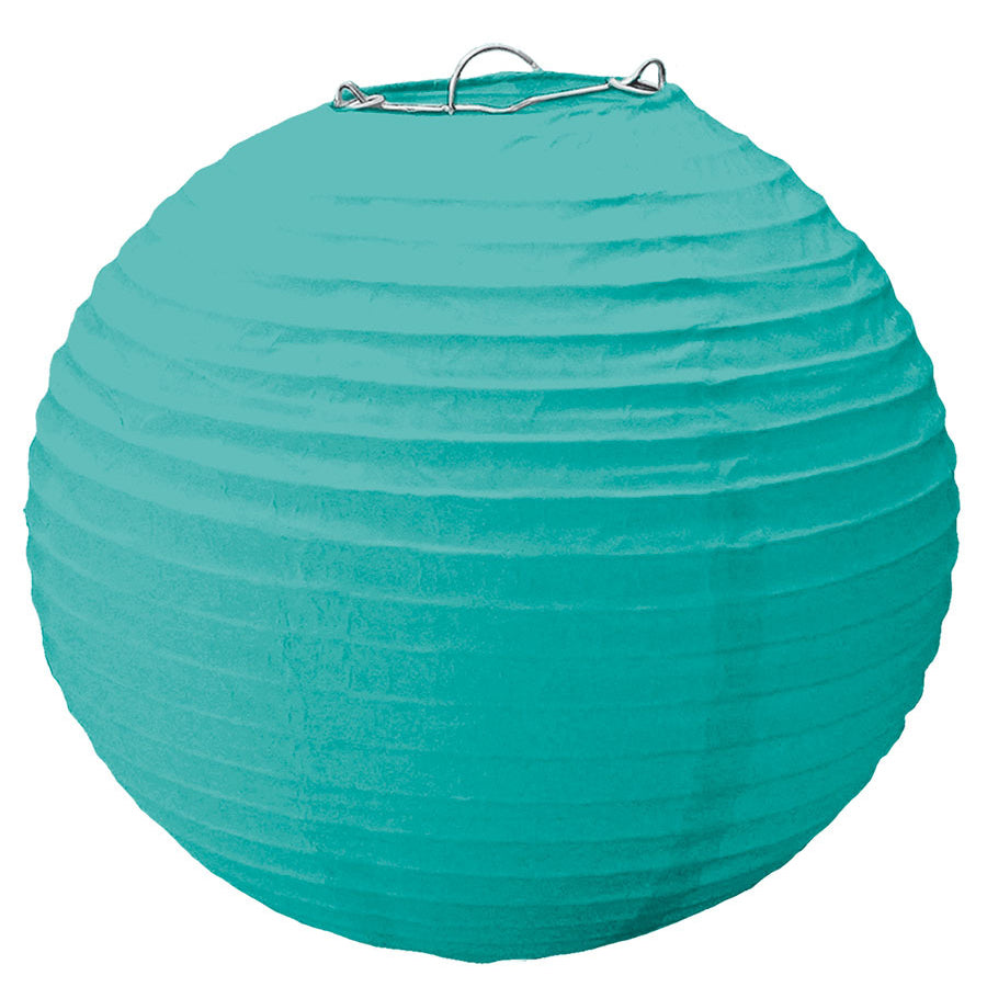 15.5" Robins Egg Blue Hanging Lantern