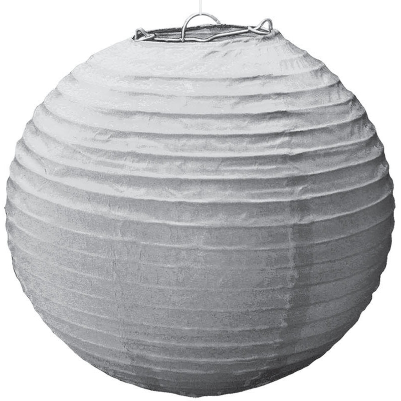 15.5" Silver Hanging Lantern