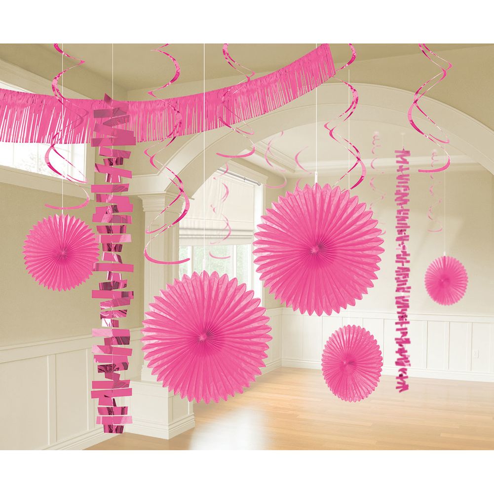 Bright Pink Room Decorating Kit