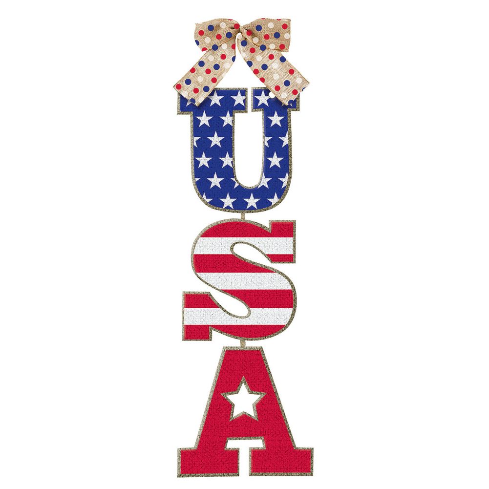 USA Patriotic Hanging Sign