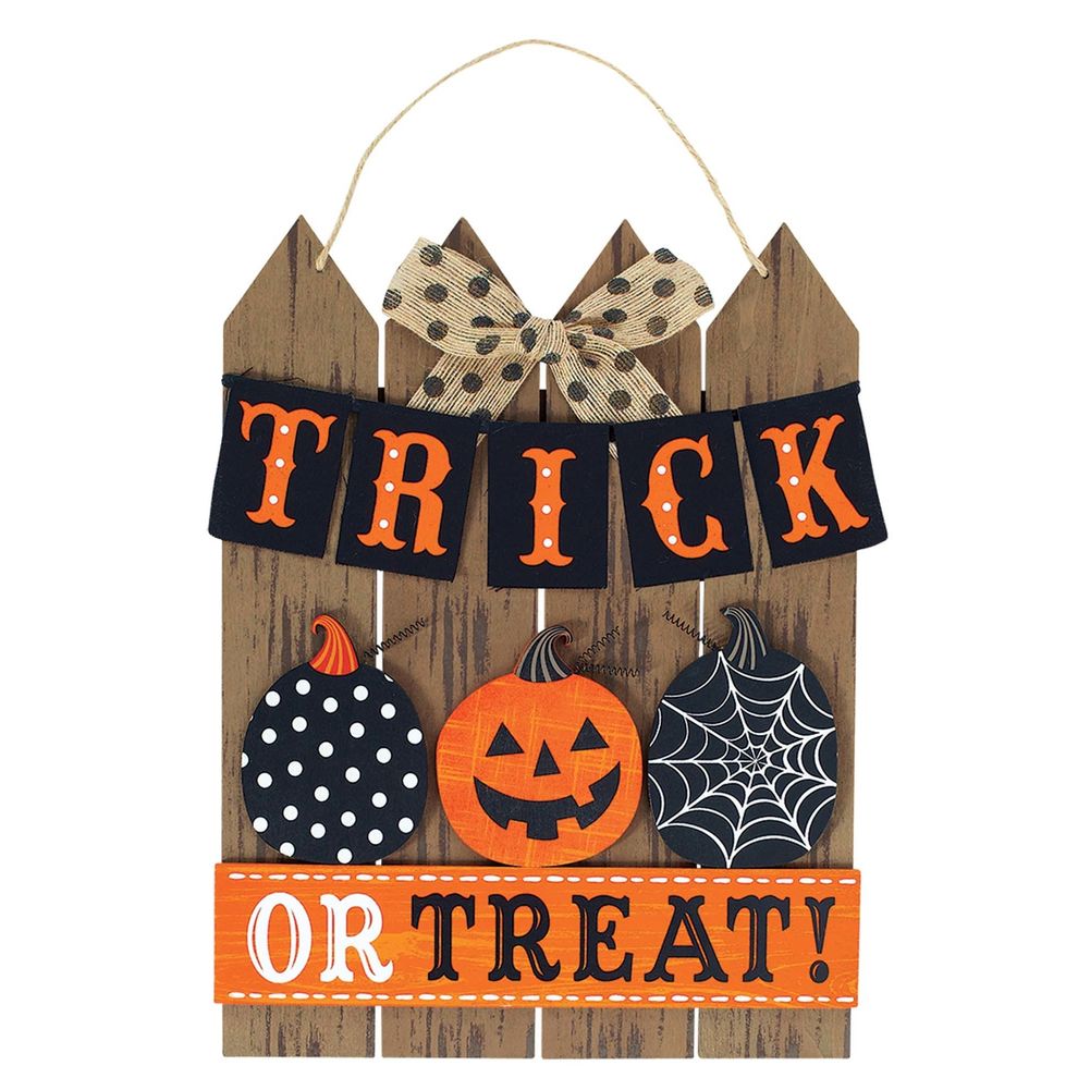 Trick or Treat Die-Cut Sign (1 ct)