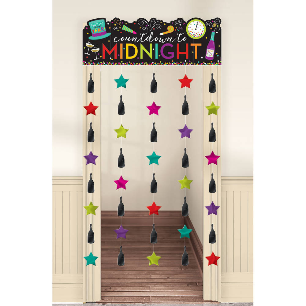 Countdown to Midnight Doorway Curtain