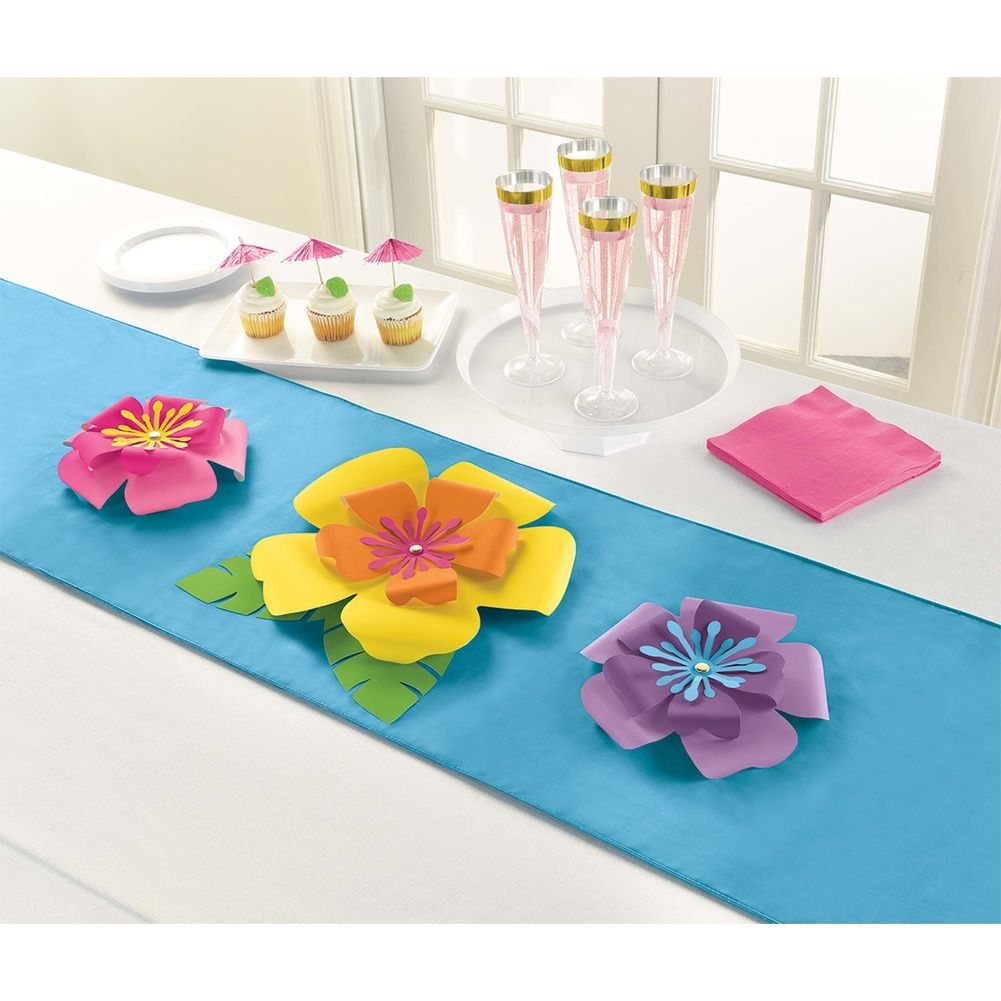 Hibiscus Paper Flowers, 5ct