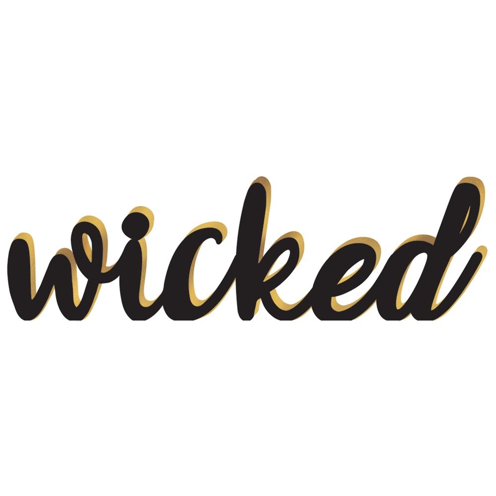 Wicked Standing Die-Cut Sign (1 ct)