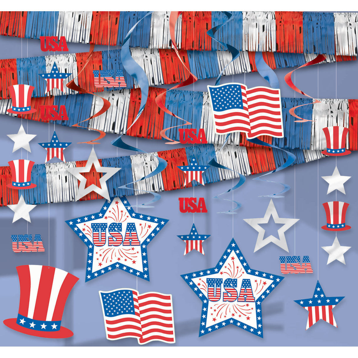Patriotic Giant Room Decorating Kit
