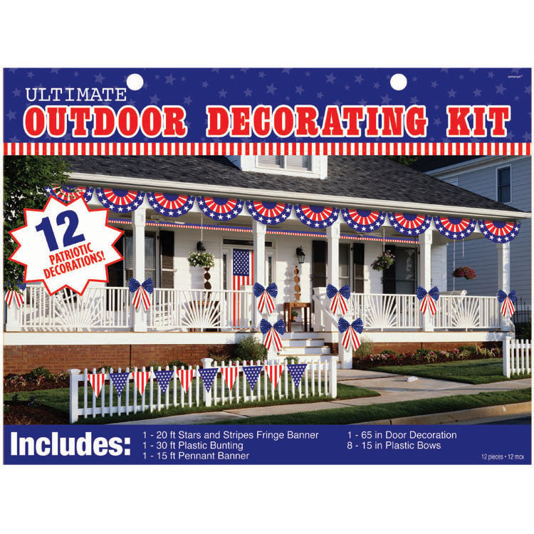 Patriotic Outdoor Ultimate Decorating Kit