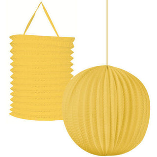 Yellow Paper Lanterns