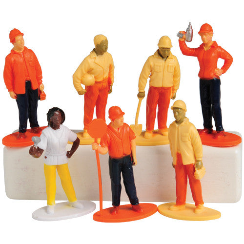 Construction Worker Figures (12ct)