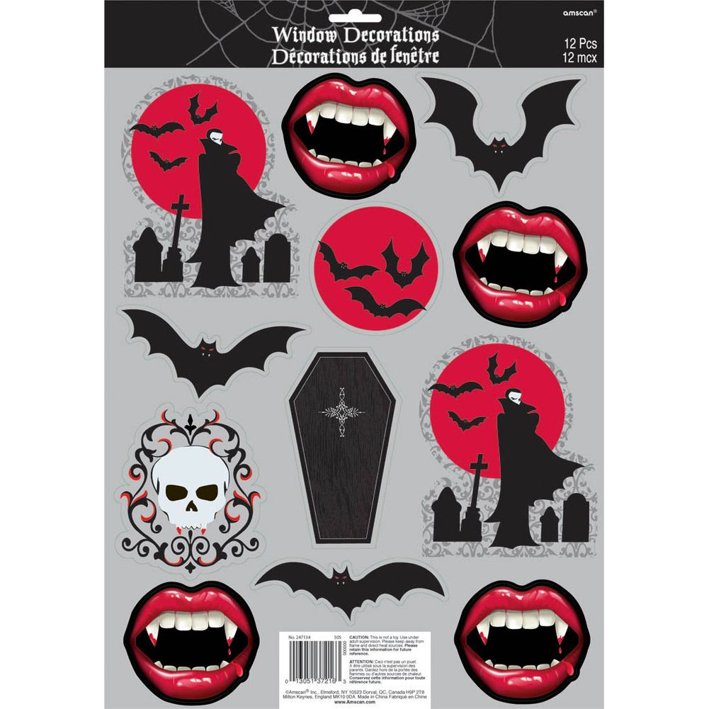 Vampire Window Decorations