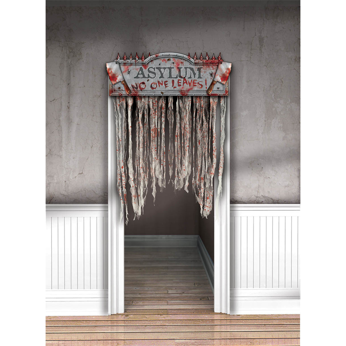 Chop Shop Bloody Doorway Curtain