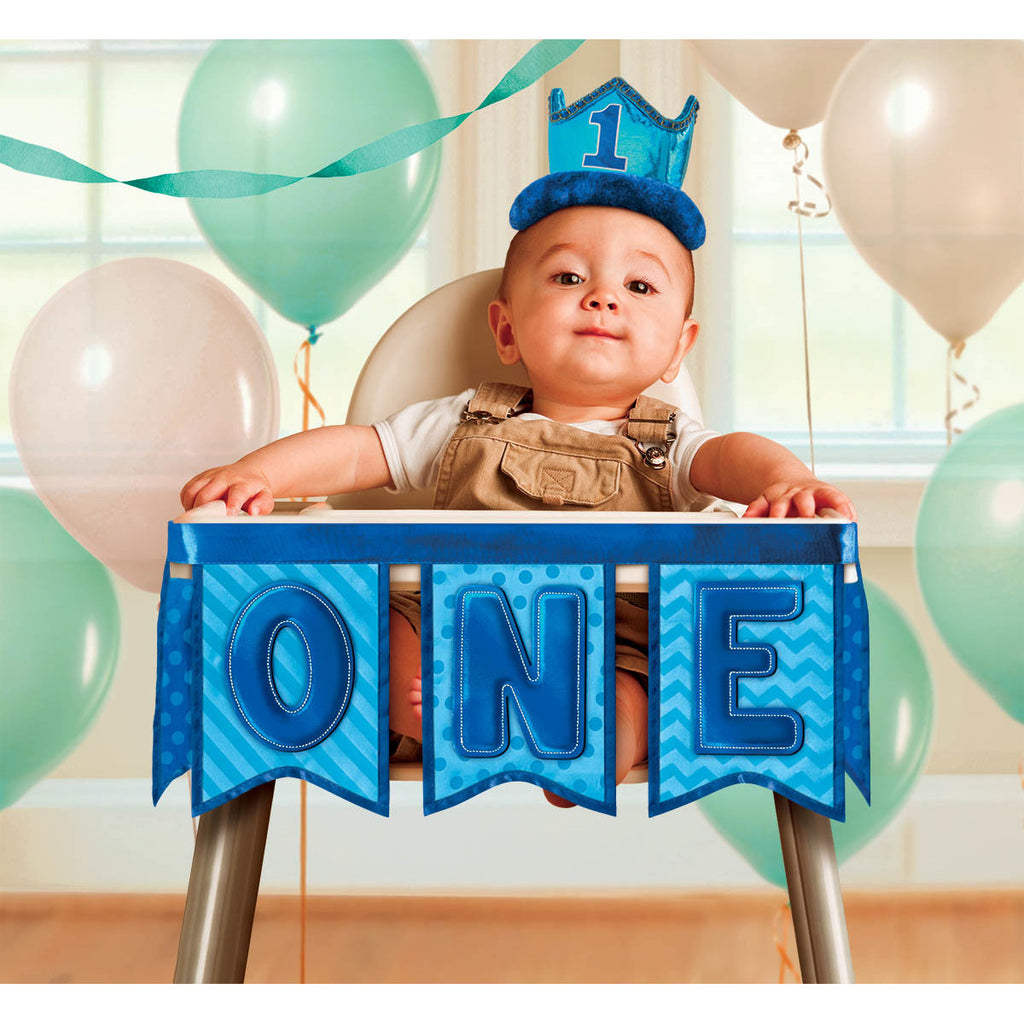 1st Birthday Deluxe High Chair Decorating Kit