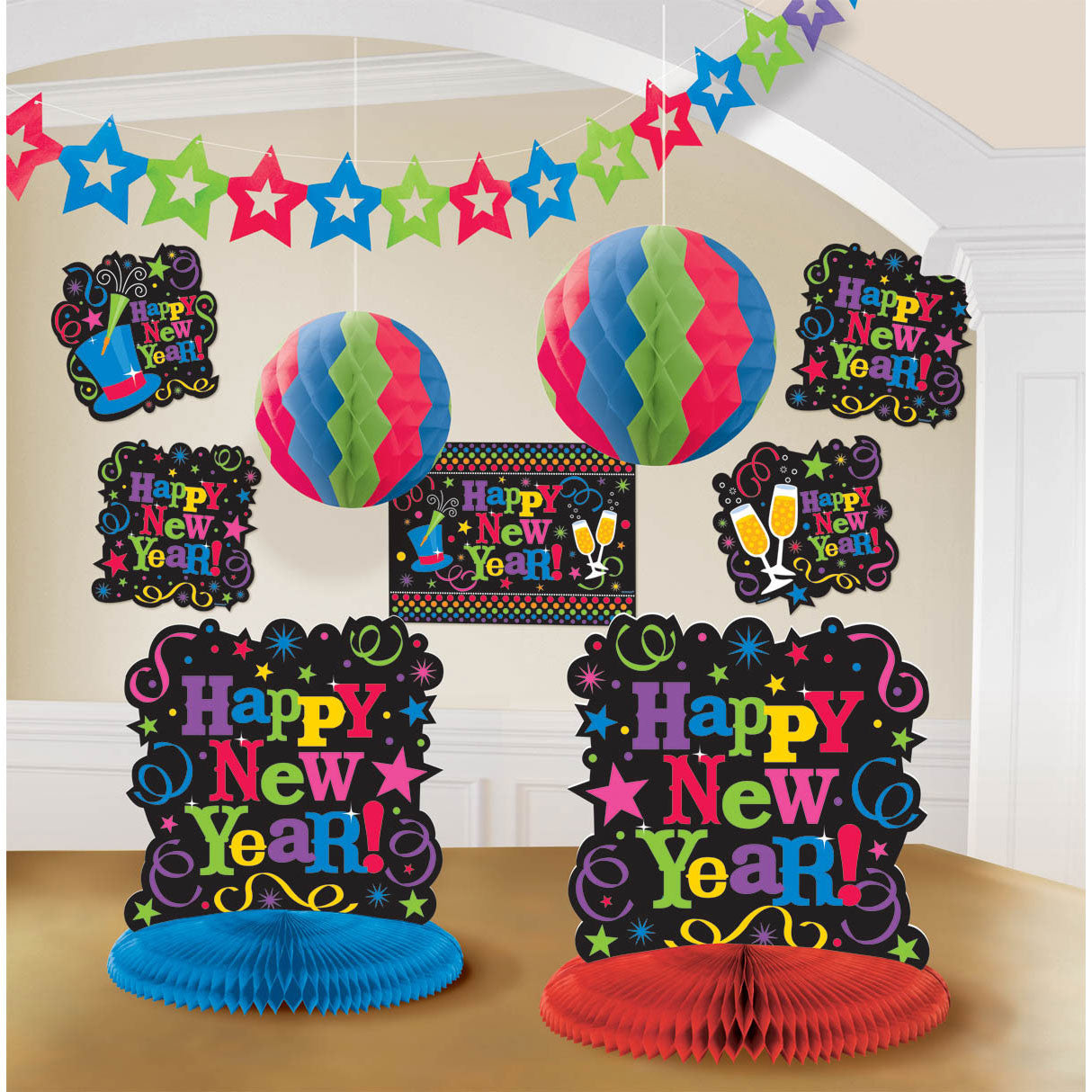 New Year Jewel Tone Room Decorating Kit