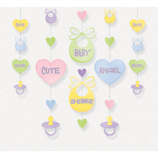 Baby Shower Shapes Decoration (5 ct)