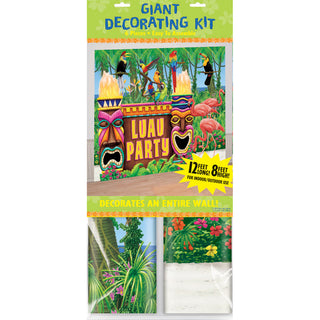 Luau Party Giant Decorating Kit