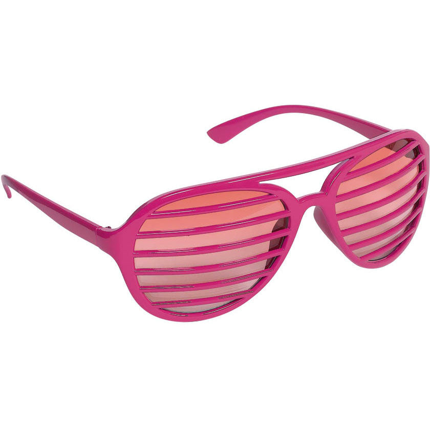 Pink Slotted Glasses