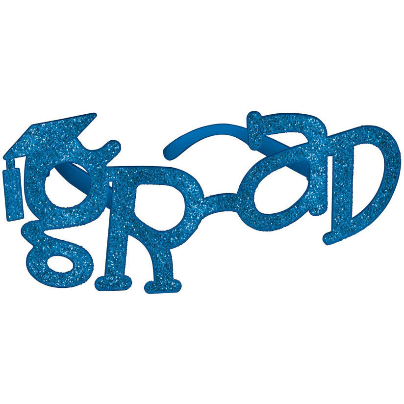 Blue Grad Shapped Glasses