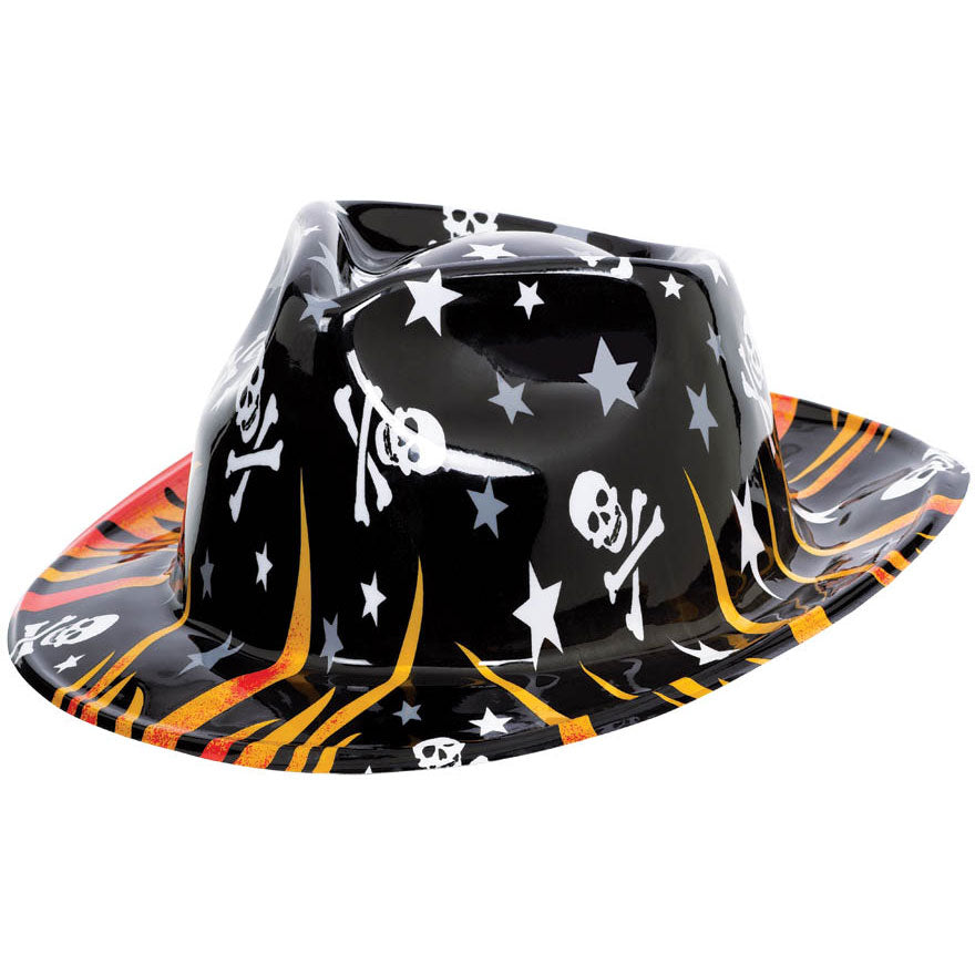 Rock On Rockstar Flames Cowboy Hat