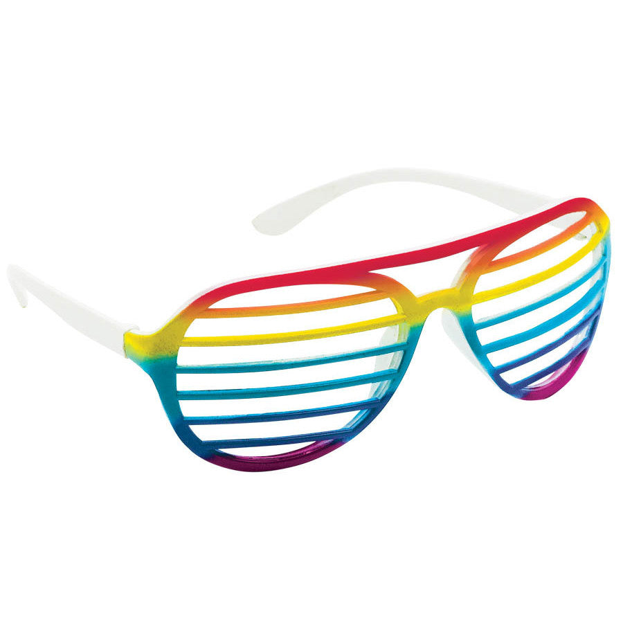Rainbow Slotted Glasses